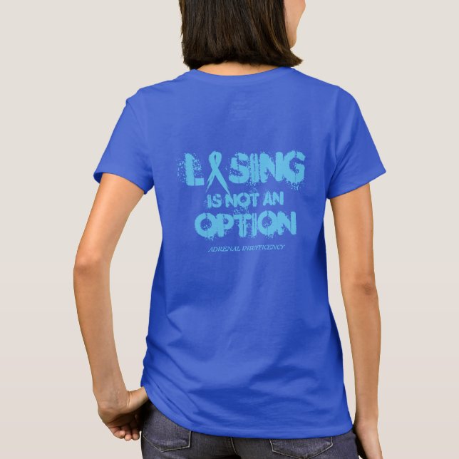 Der Frauen ergreifen Maßnahmen AI T-Shirt (Rückseite)