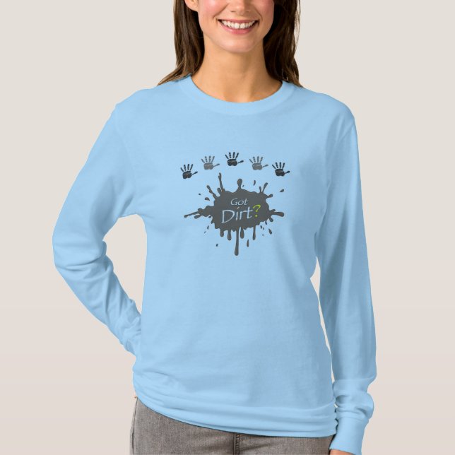 Der Frauen got Schmutz-lange Hülse T-Shirt (Vorderseite)