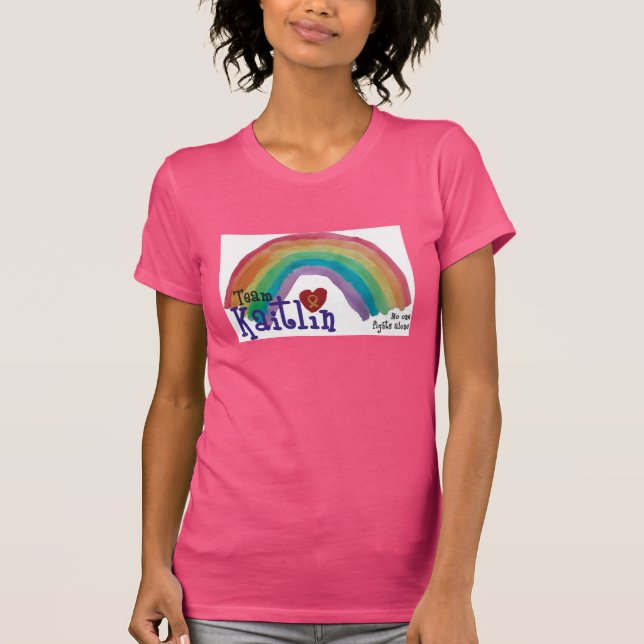 Der Frauen verurteilen Strick T Kaitlin Jersey T-Shirt (Vorderseite)