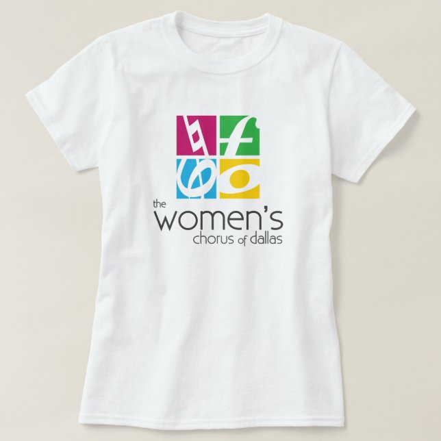 Der Frauenchor des Dallas-Logo-T - Shirt (Design vorne)