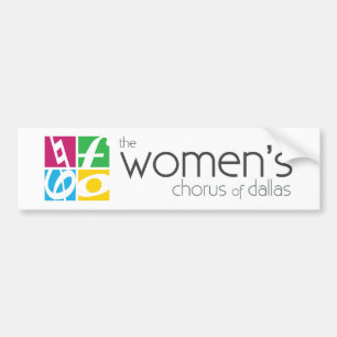 Der Frauenchor des Dallas-Logos Autoaufkleber