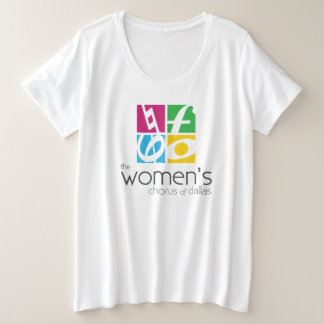 Der Frauenchor des Dallas-Logos Große Größe T-Shirt