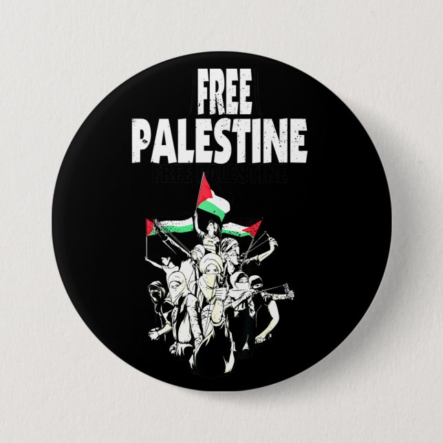 Der freie palästinensische Widerstand Button (Vorderseite)