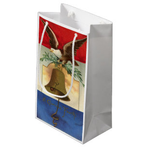 der Freiheitsglocke des kahlen Adlers patriotische Kleine Geschenktüte
