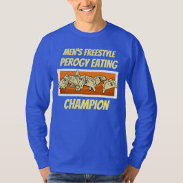 Der Freistil Perogy der Männer, das Meister-Shirt T-Shirt