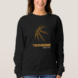 Der Freiwillige Staat Sportfan Tennessee Basketbal Sweatshirt