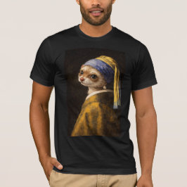 Der Frettchen mit dem Perlenohrring T-Shirt