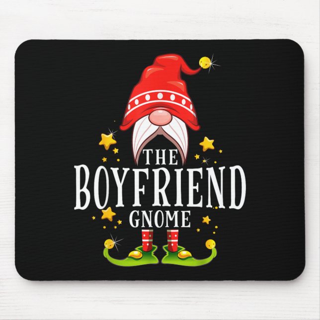 Der Freund-Gnom-Weihnachts-Matching  Mousepad (Vorne)