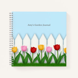 Der freundliche Blumengarten Tulip Notizbuch