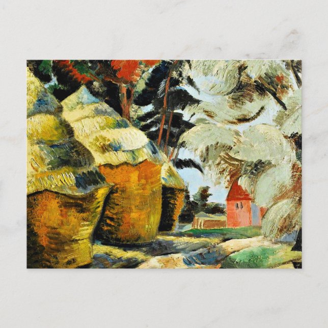 Der Friedhof, berühmtes Bild von Paul Nash Postkarte (Vorderseite)