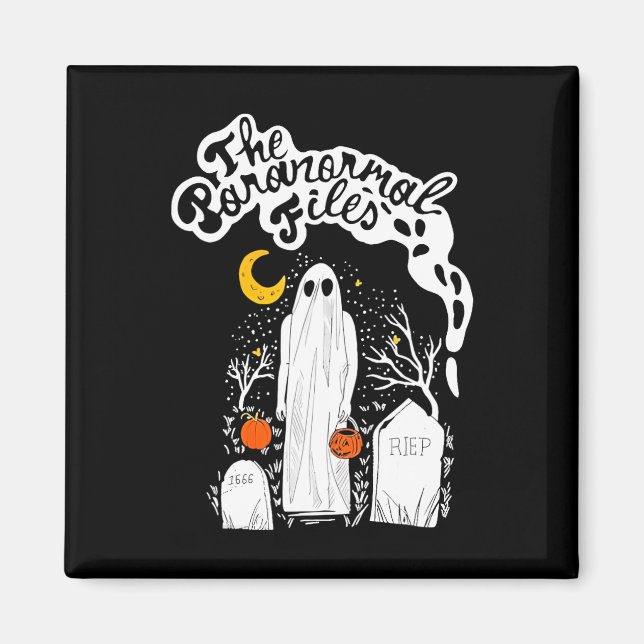 Der Friedhof für paranormale Dateien Magnet (Vorne)