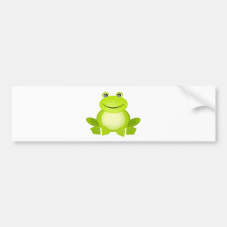 Der friedliche Frosch Autoaufkleber