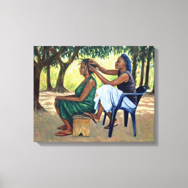 Der Friseur 2001 Leinwanddruck (Vorderseite)