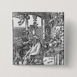 Der Friseur Button
