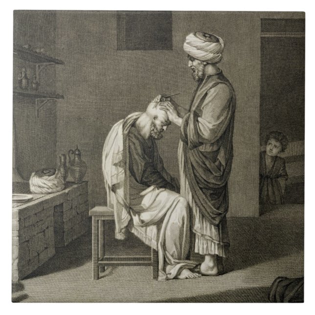 Der Friseur, den Künsten von des Volumen-II und Fliese (Vorderseite)