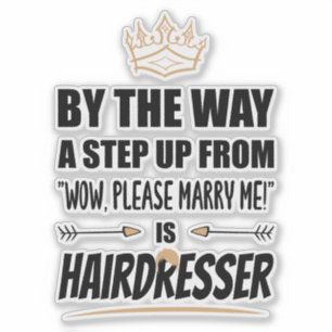 Der Friseur ist das Ultimate in Appeal. Geschenk Aufkleber