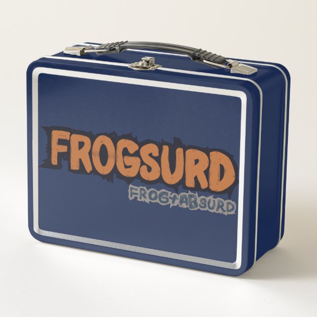 DER FROGSURD METALL BROTDOSE (Vorderseite)