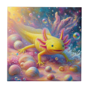 Der Fröhliche Axolotl Fliese