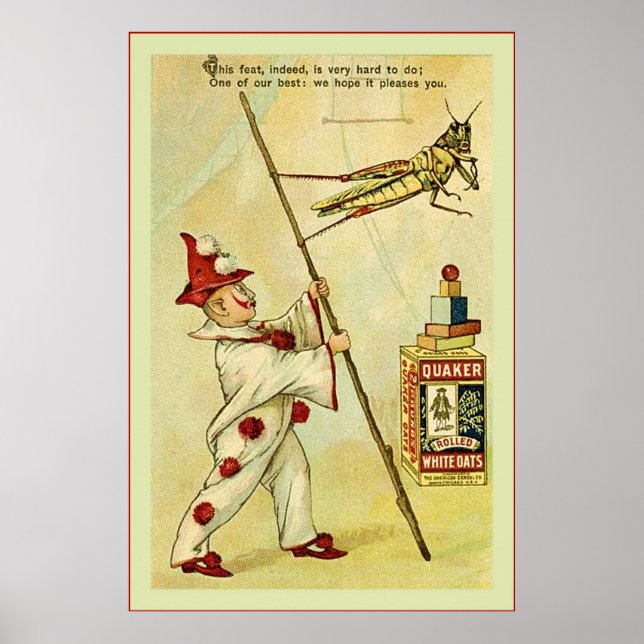 Der Frolie Grasshopper Circus ~ Vintag Poster (Vorne)