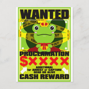 Der Frosch, der keinem Prinzen passte Postkarte