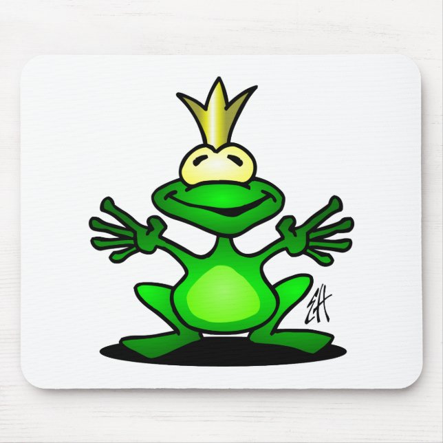 Der Frosch-Prinz Mousepad (Vorne)