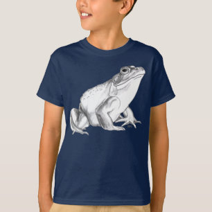 Der Frosch-T - Shirt-Ochsenfrosch-Kunst-T - T-Shirt