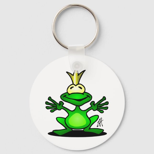 Der Froschprinz Schlüsselanhänger (Vorderseite)