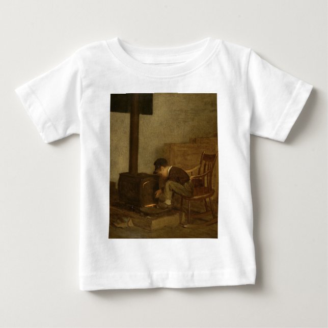 Der frühe Wissenschaftler - Eastman Johnson Baby T-shirt (Vorderseite)