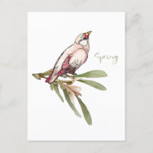 Der Frühling blüht Vögel. Schneeverfahren.