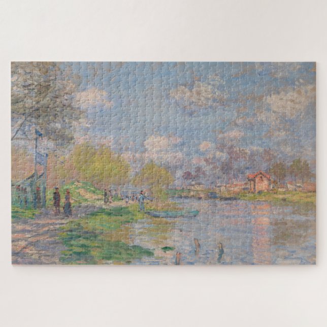 Der Frühling der Seine durch Monet Impressionist (Horizontal)