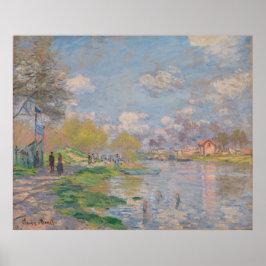 Der Frühling der Seine von Claude Monet Poster