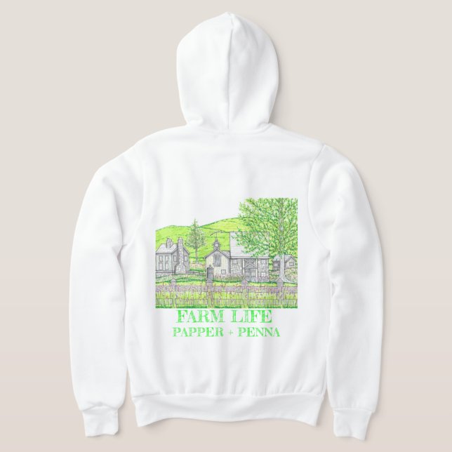 Der Frühling der Steine in der Frauenhoodie Hoodie (AblageHinten)