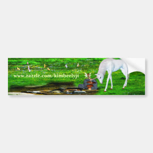 Der Frühling im Autoaufkleber der Wiese