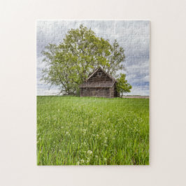 Der Frühling im Country-Puzzle