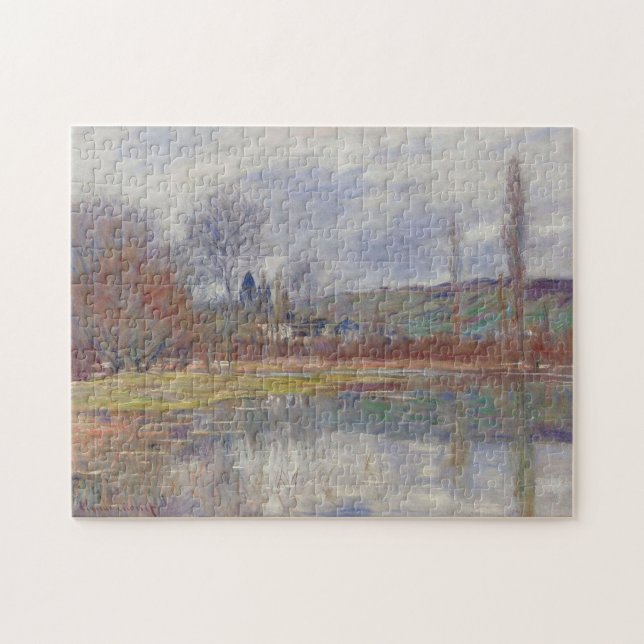 Der Frühling im Vetheuil Monet Schöne Kunst (Horizontal)