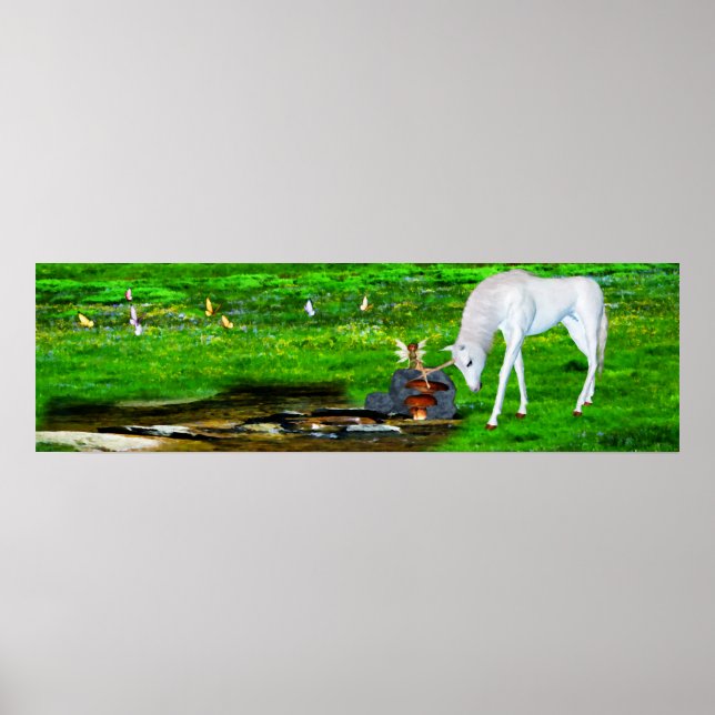 Der Frühling im Wiese Poster Print (Vorne)
