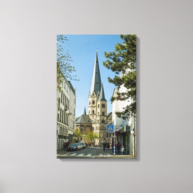 Der Frühling in Bonn überwältigt Canvas Leinwanddruck (Vorderseite)