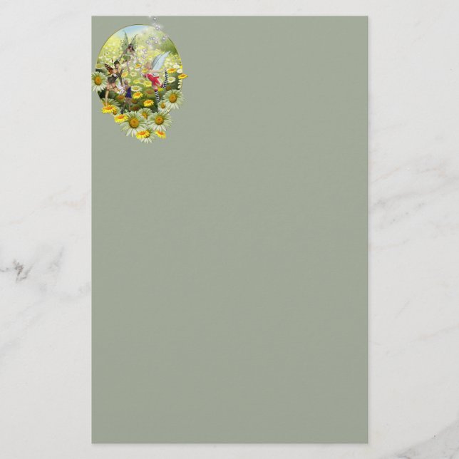 Der Frühling ist da Briefpapier (Vorderseite)