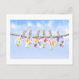 Der Frühling ist da Postkarte