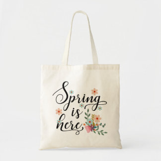 der Frühling ist da Tragetasche