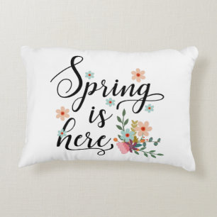 der Frühling ist da Zierkissen
