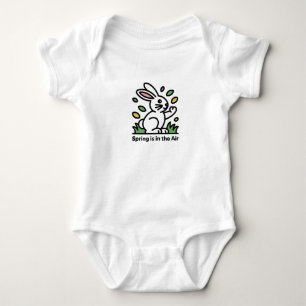 DER FRÜHLING IST IN DER LUFT BABY STRAMPLER