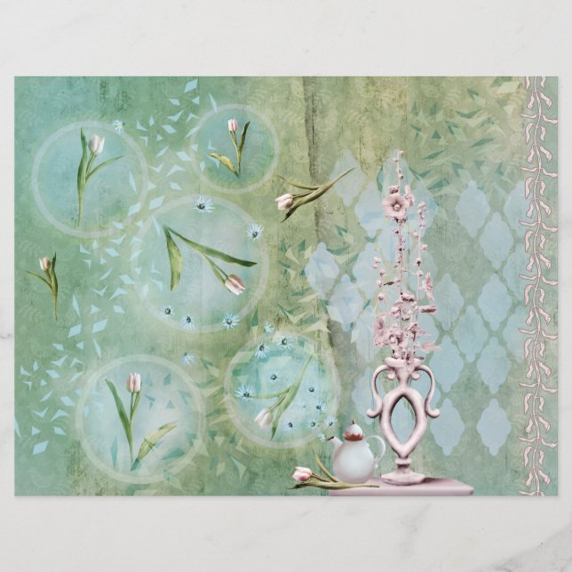 Der Frühling kommt mit Tulips (Vorderseite)