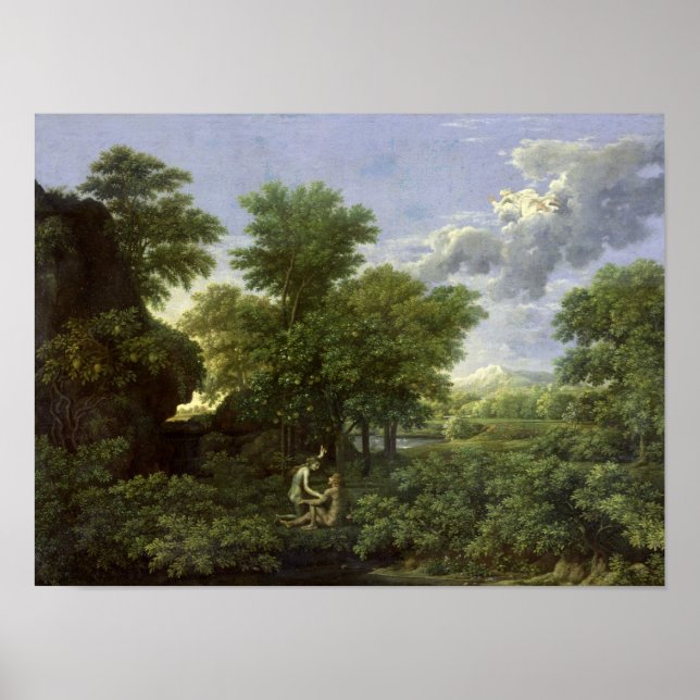 Der Frühling oder der Garten von Eden Poster (Vorne)
