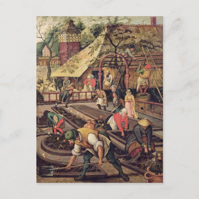 Der Frühling Postkarte (Vorderseite)