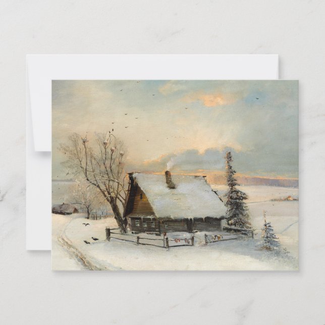 Der Frühlingsbeginn | Alexei Savrasov Feiertagskarte (Vorderseite)