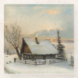 Der Frühlingsbeginn | Alexei Savrasov Glasuntersetzer