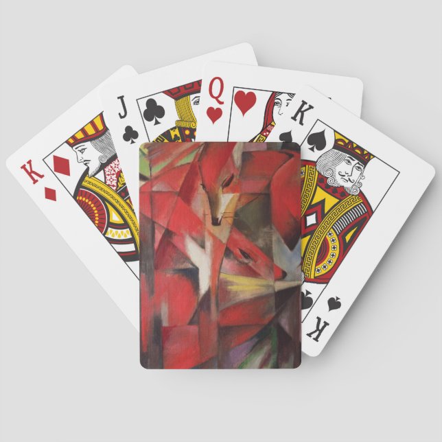 Der Fuchs, 1913 Spielkarten (Rückseite)