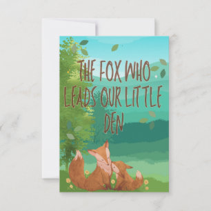 Der Fuchs, der unseren kleinen Den - Vatertag führ