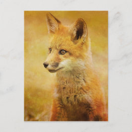 Der Fuchs im Wald Postkarte